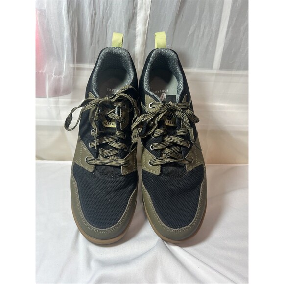 Forsake Banks Low Top Water Resistant Hiking Sneakers | Black & Green | Men's 12 - Picture 5 of 6